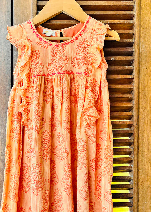 Summer Girls Dress orange Genda